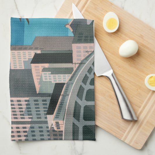 Japan Tokyo  Japans reisposter Theedoek (Quarter Fold)