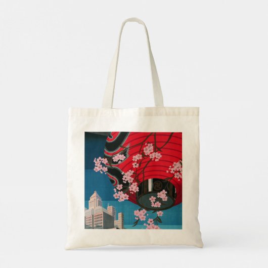 Japan Tokyo  Japans reisposter Tote Bag (Achterkant)