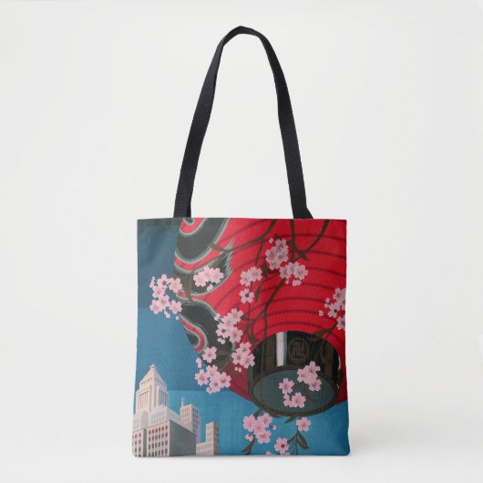 Japan Tokyo Japans reisposter Tote Bag (Voorkant)
