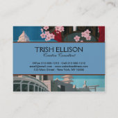 Japan Tokyo  Japans reisposter Visitekaartje (Achterkant)