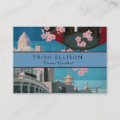 Japan Tokyo  Japans reisposter Visitekaartje (Voorkant)