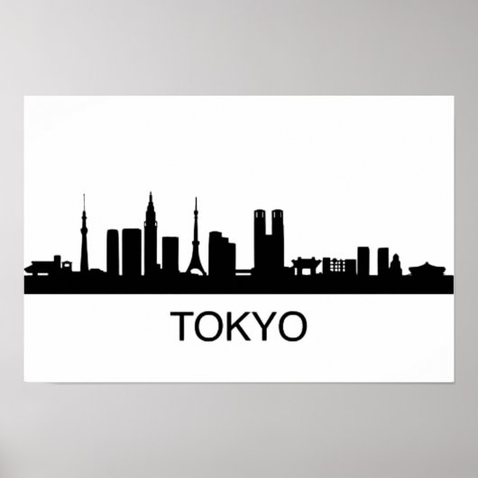 Japan Tokyo Skyline - Tokyo Skyline Poster (Voorkant)