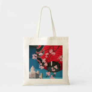 Japan Tokyo Vintage Japanse Reisposter Tote Bag