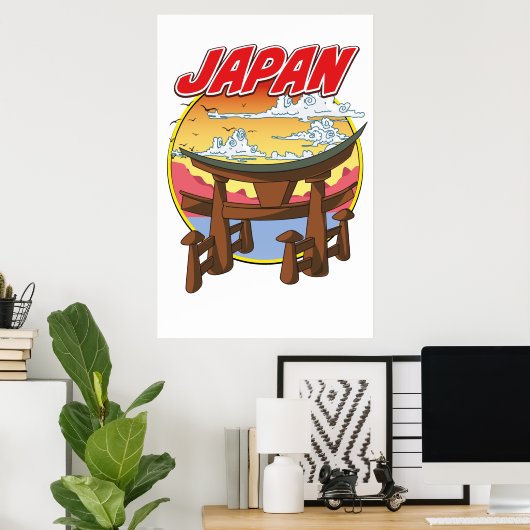 Japan Tori Poster (Thuiskantoor)