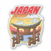 Japan Tori Sticker (Voorkant)