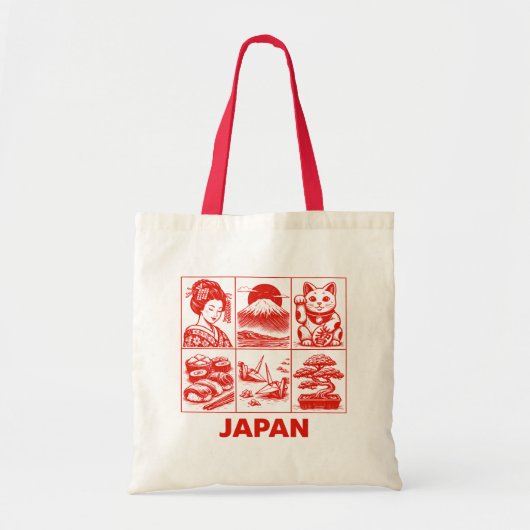 Japan tote bag (Voorkant)