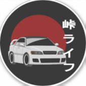 Japan Touring Sedan Touge Life Sticker (Voorkant)