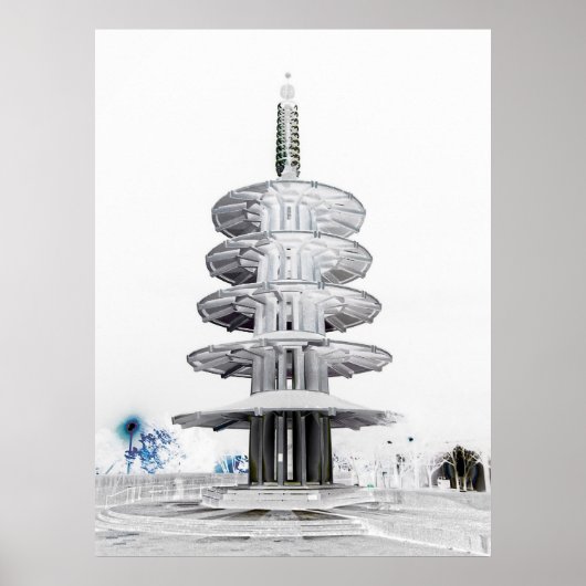 JAPAN TOWN PEACE PAGODA - SAN FRANCISCO POSTER (Voorkant)
