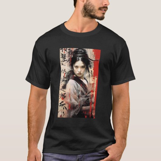 Japan traditie Japanse cultuur vrouw T-shirt (Voorkant)