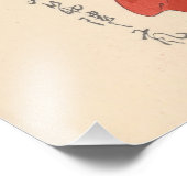 Japan - Traditionele Kabuki - rood2 - Foto Afdruk (Hoek)