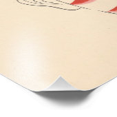 Japan - Traditionele Kabuki - rood3 - Foto Afdruk (Hoek)