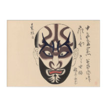 Japan - Traditionele Kabuki - zwart -