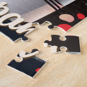 Japan Train vintage-poster. Legpuzzel (Zijkant)