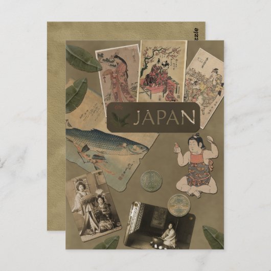 Japan Travel Briefkaart (Voorkant / Achterkant)