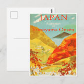  Japan Travel Briefkaart (Voorkant / Achterkant)