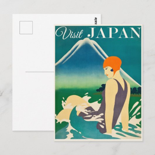  Japan Travel Briefkaart (Voorkant / Achterkant)