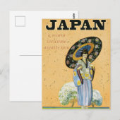 Japan Travel Briefkaart (Voorkant / Achterkant)