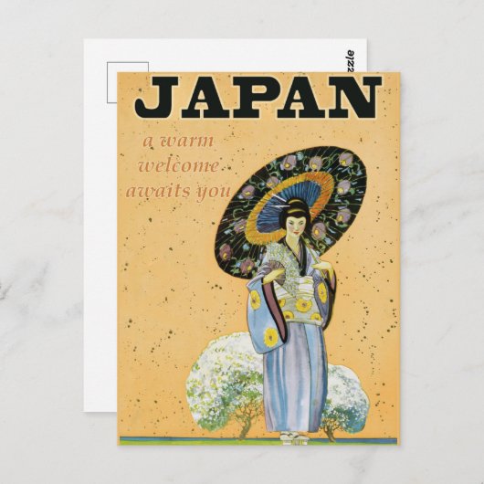 Japan Travel Briefkaart (Voorkant / Achterkant)