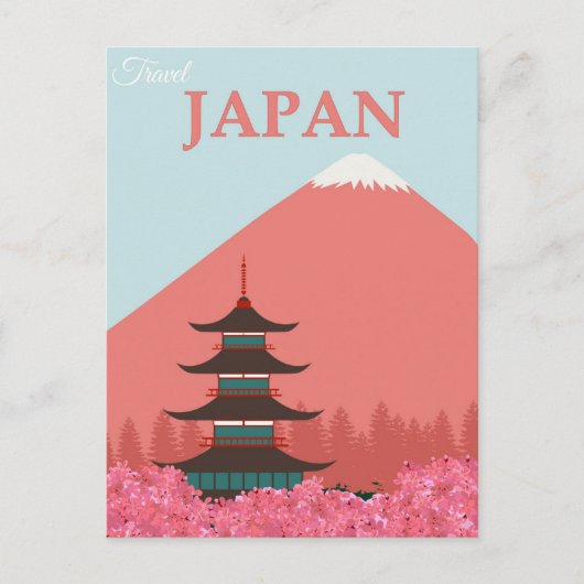 Japan Travel Briefkaart (Voorkant)