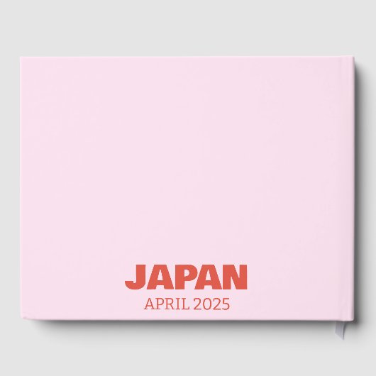 Japan travel coffee table book gastenboek (Achterkant)