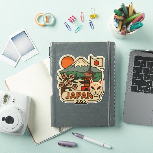 Japan Travel Design with Custom Year Sticker (iPad Cover)