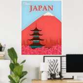 Japan Travel Poster (Thuiskantoor)