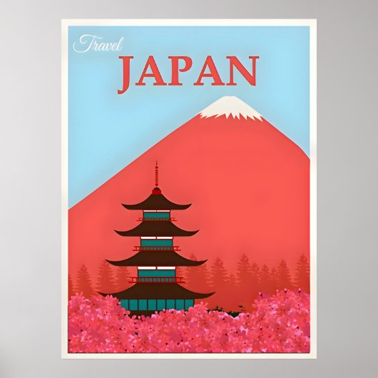 Japan Travel Poster (Voorkant)