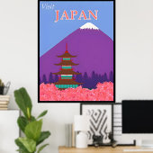Japan Travel Poster (Thuiskantoor)