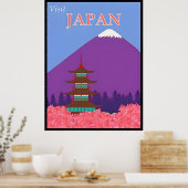 Japan Travel Poster (Keuken)