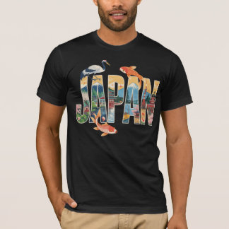 Japan Travel T-Shirt – Kraan, Koi Fish & Mt. Fuji