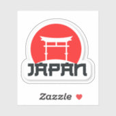 Japan Travel Vinyl Sticker (Vel)