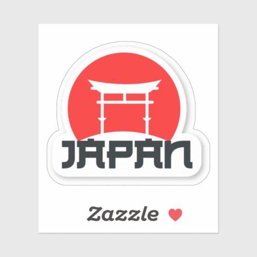 Japan Travel Vinyl Sticker (Vel)