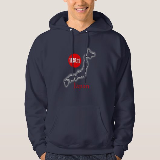 Japan: tsunami aardbeving hoodie (Voorkant)