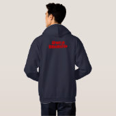 Japan: tsunami aardbeving hoodie (Achterkant volledig)