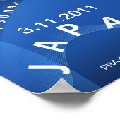 JAPAN TSUNAMI PRAY VOOR DE SLACHTOFFERS POSTER (Hoek)