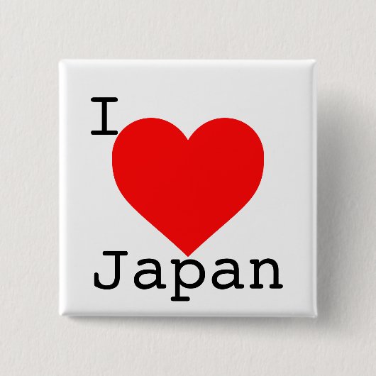 Japan Tsunami Support Vierkante Button 5,1 Cm (Voorkant)