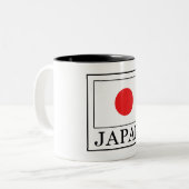 Japan Tweekleurige Koffiemok (Voorkant links)