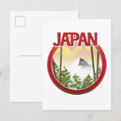 Japan Uitnodiging Briefkaart (Voorkant / Achterkant)
