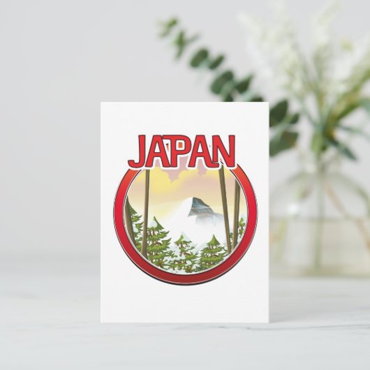 Japan Uitnodiging Briefkaart (Staand voorkant)