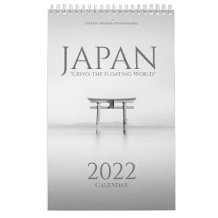 Japan. Ukiyo, het drijvende wereldkalender 2022 Kalender
