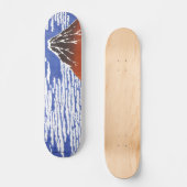 japan ukiyoe mt-fuji skateboard (Voorkant)