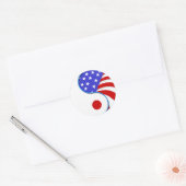 Japan USA Yinyang beroep sticker (Envelop)