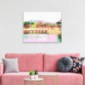 Japan van de Kyoto-landschapsreisposter Canvas Afdruk (Insitu (Woonkamer))