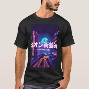 Japan Vaporwave City Futurism Cyber Vaporwave A T-shirt