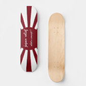 japan verlicht het concept persoonlijk skateboard (Voorkant)