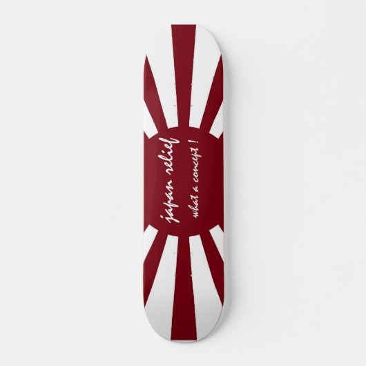 japan verlicht het concept persoonlijk skateboard (Voorkant)