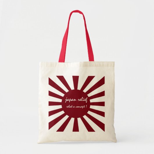 japan verlicht het concept tote bag (Voorkant)