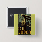 Japan Vierkante Button 5,1 Cm (Voorkant /achterkant)