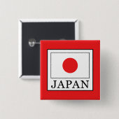 Japan Vierkante Button 5,1 Cm (Voorkant /achterkant)