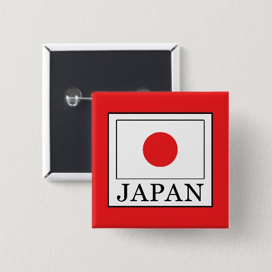 Japan Vierkante Button 5,1 Cm (Voorkant /achterkant)